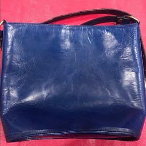 Vintage Italian Cristian brand blue purse